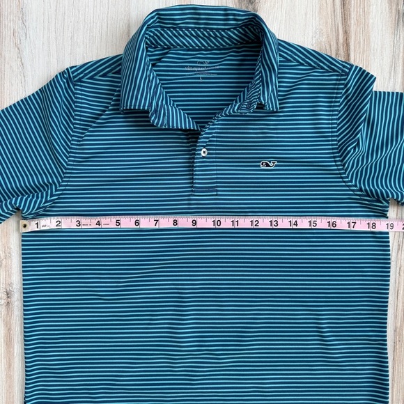 Boy's Vineyard Vines Sankaty Striped Performance Polo Size Large - Picture 3 of 8
